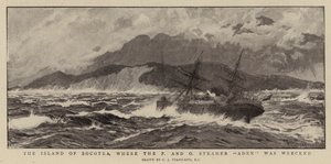 The Island of Socotra, where the P and O Steamer Aden was Wrecked by Charles J. Staniland
